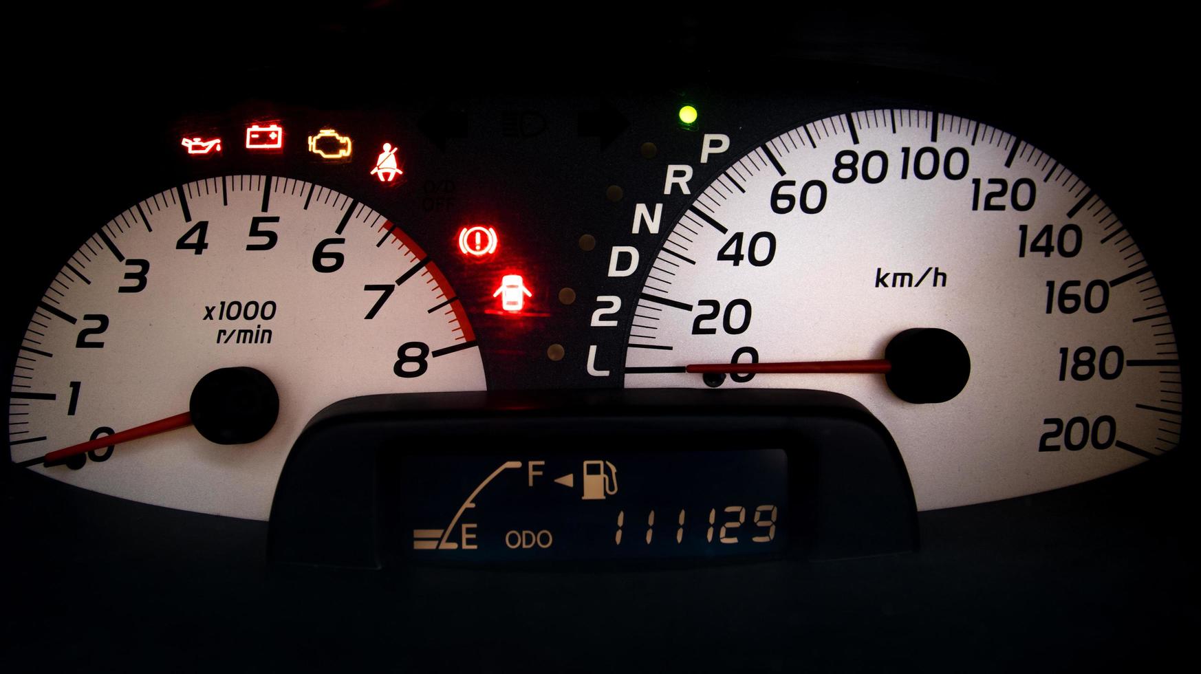 closeup car dashboard photo