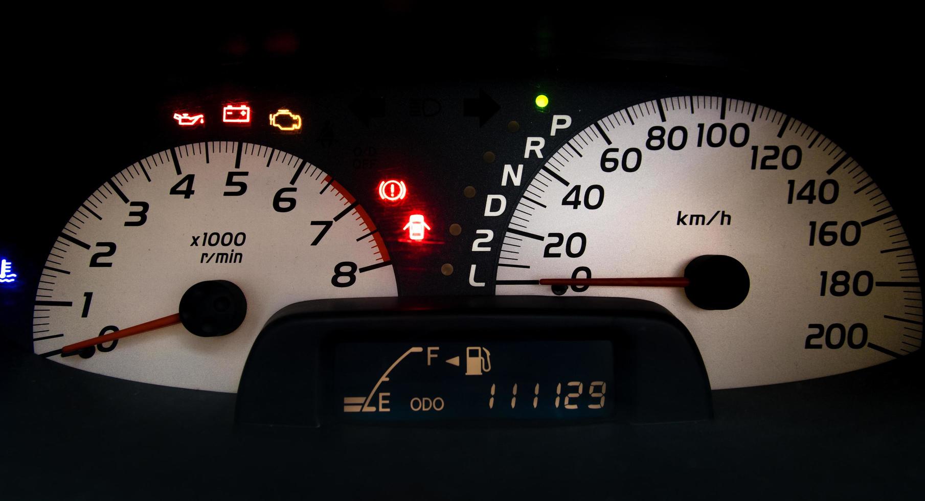 closeup car dashboard photo