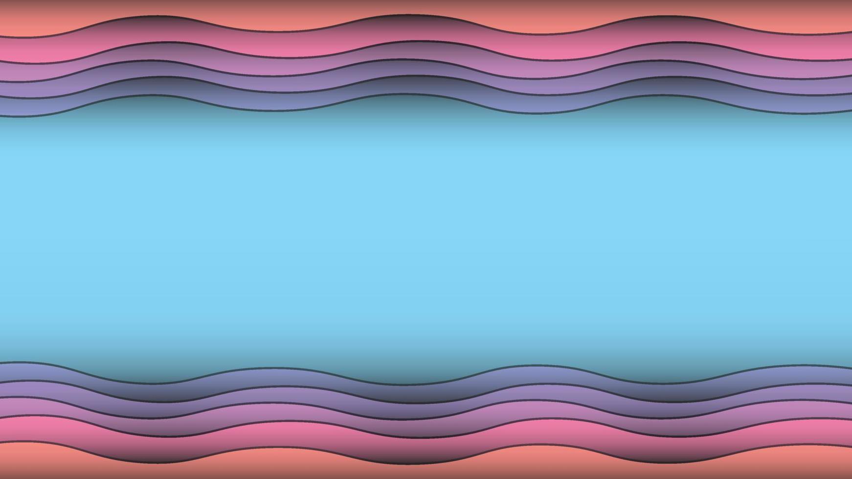 Colorful Abstract wavy background free vector