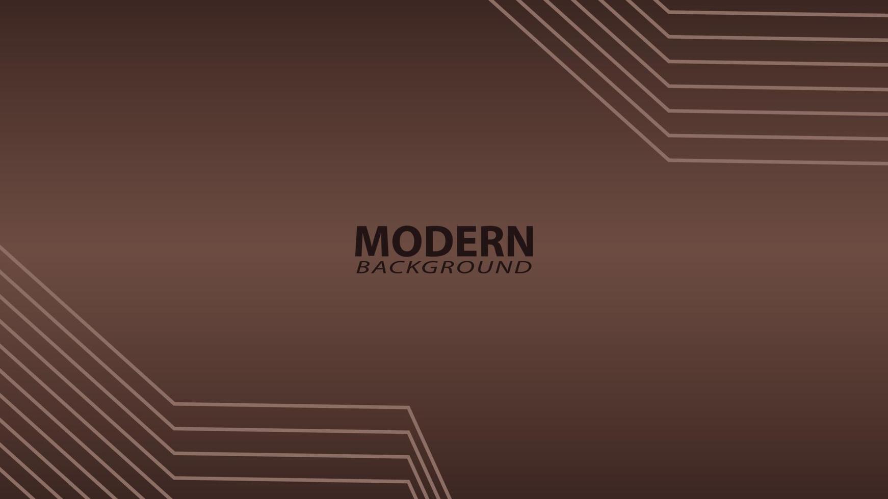 Modern brown gradient  geometric abstract background vector