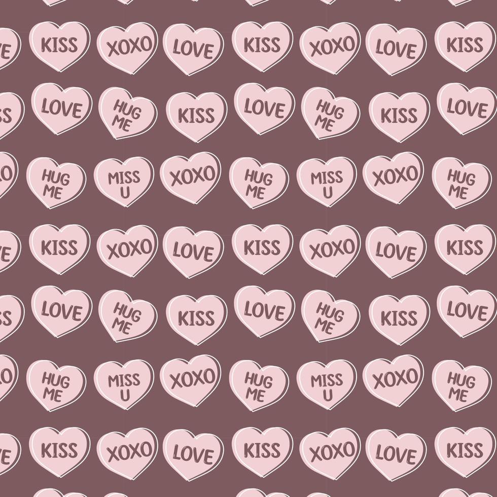 Heart Seamless Pattern and background vector