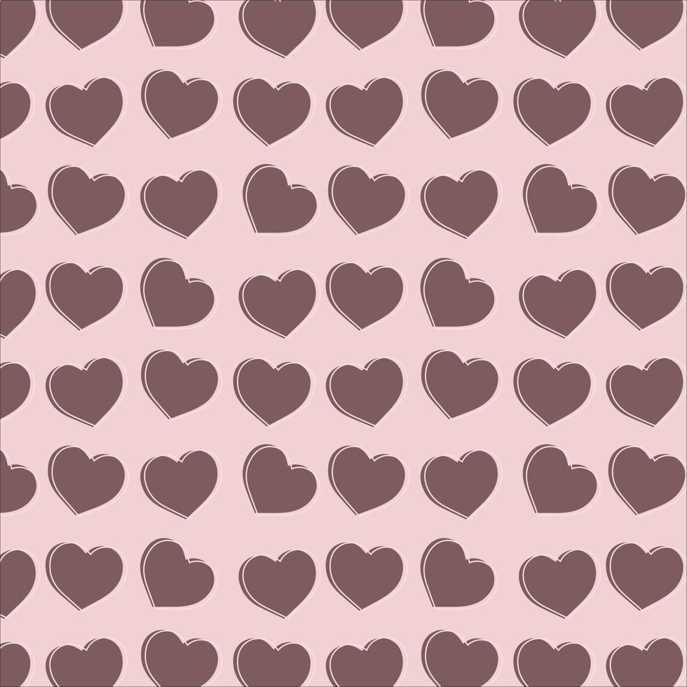 Heart Seamless Pattern and background vector