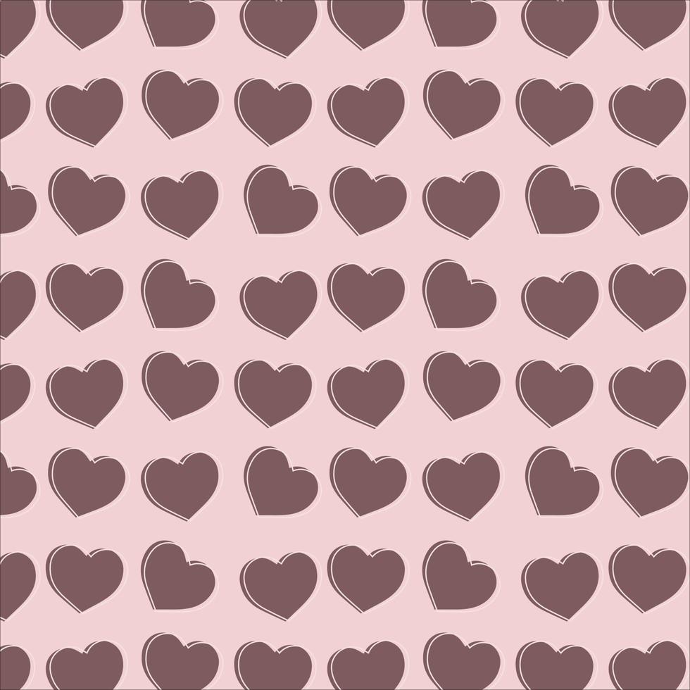 Heart Seamless Pattern and background vector