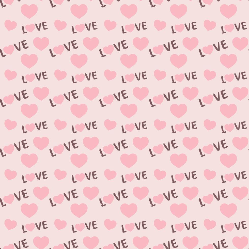 Heart Seamless Pattern vector