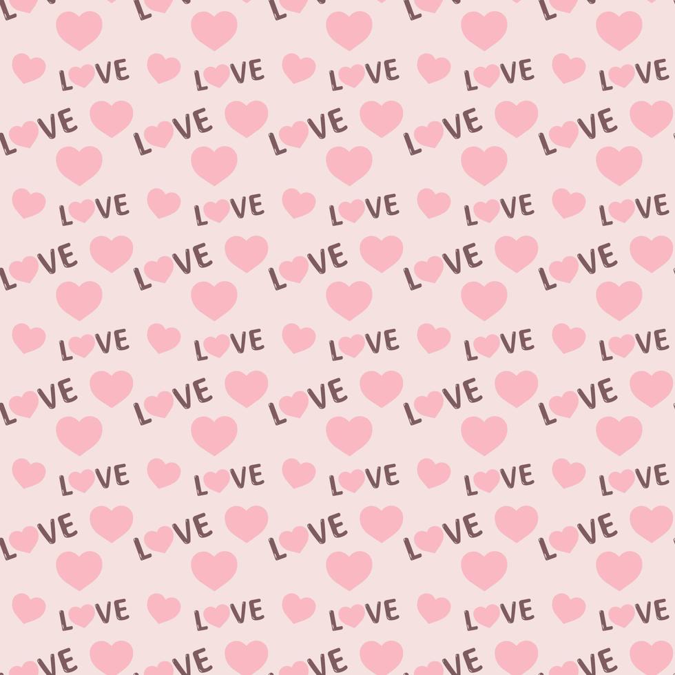 Heart Seamless Pattern vector