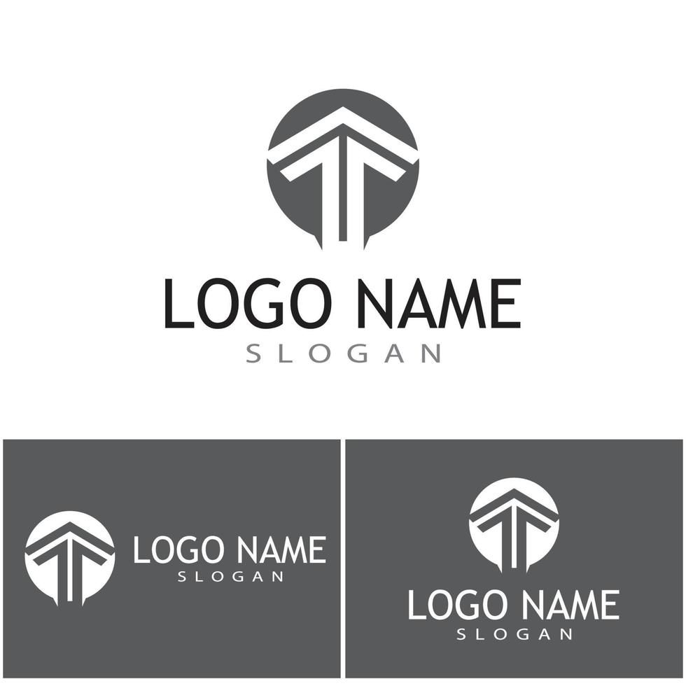 T  Logo Template vector symbol nature