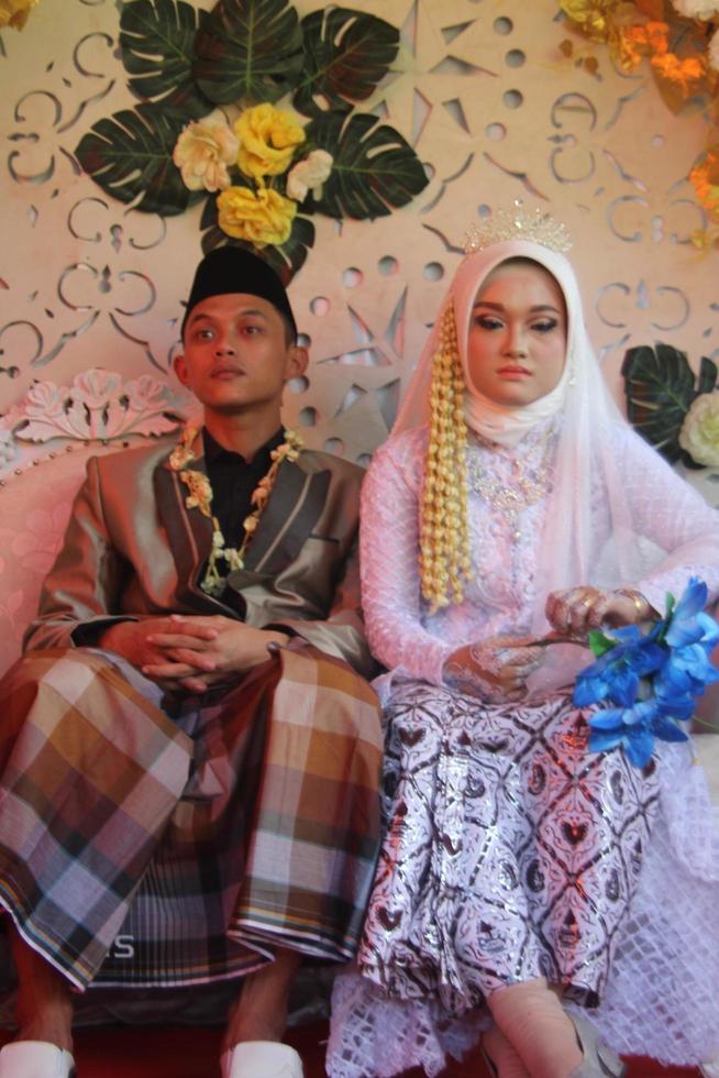 Romantic Indonesian Muslim Bride photo