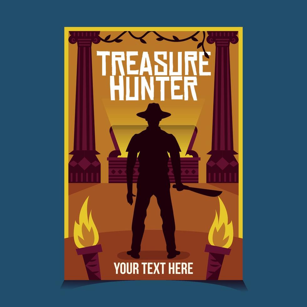 Adventure Movie Poster Template vector