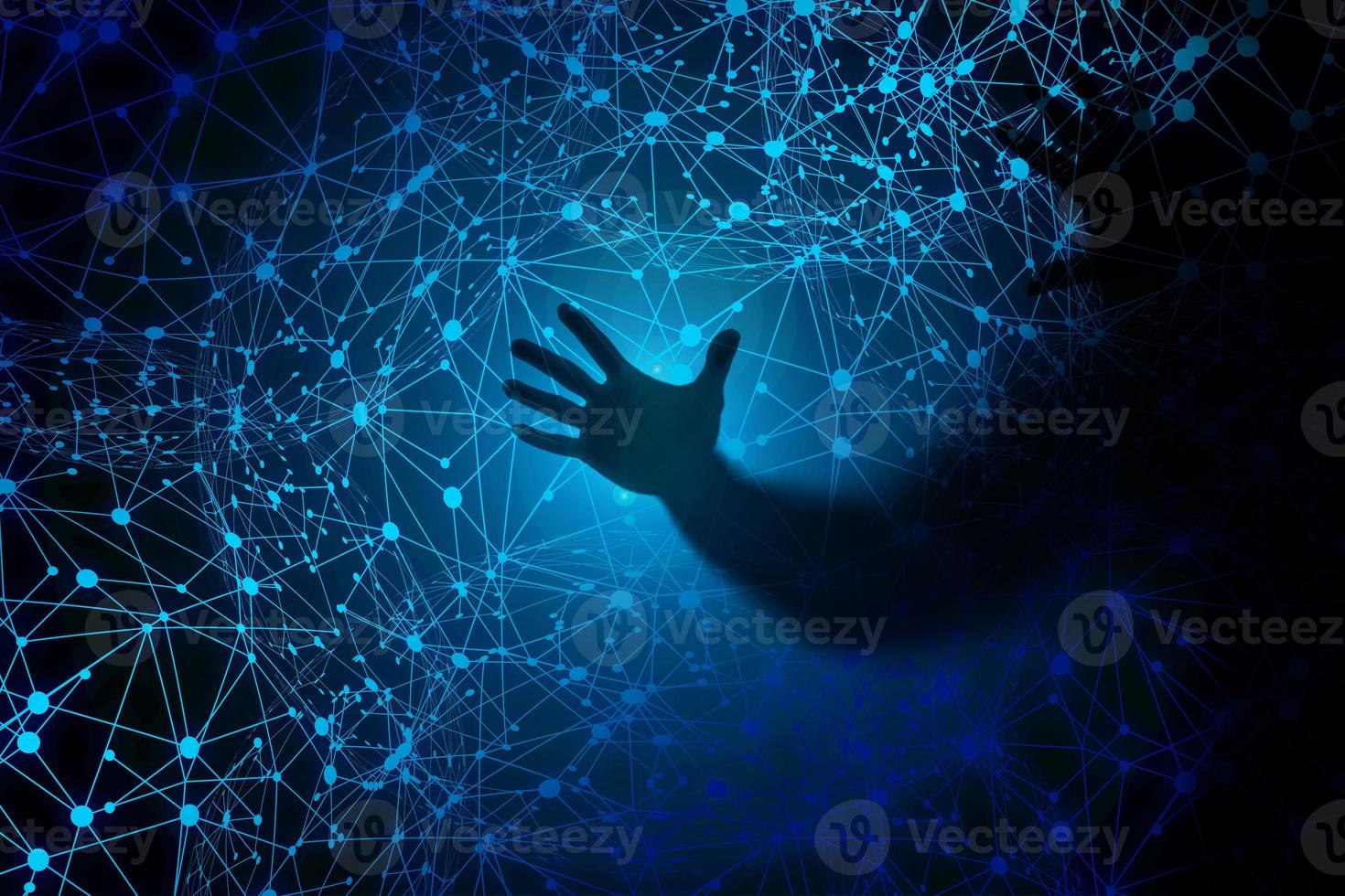 stealing information in the network. photo