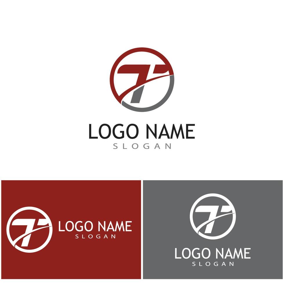 T  Logo Template vector symbol nature