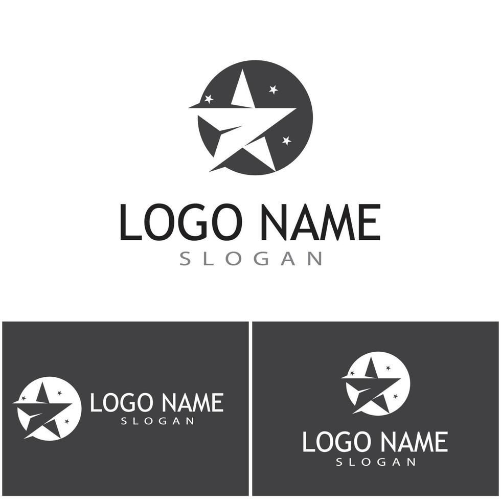 Star icon Template vector illustration design