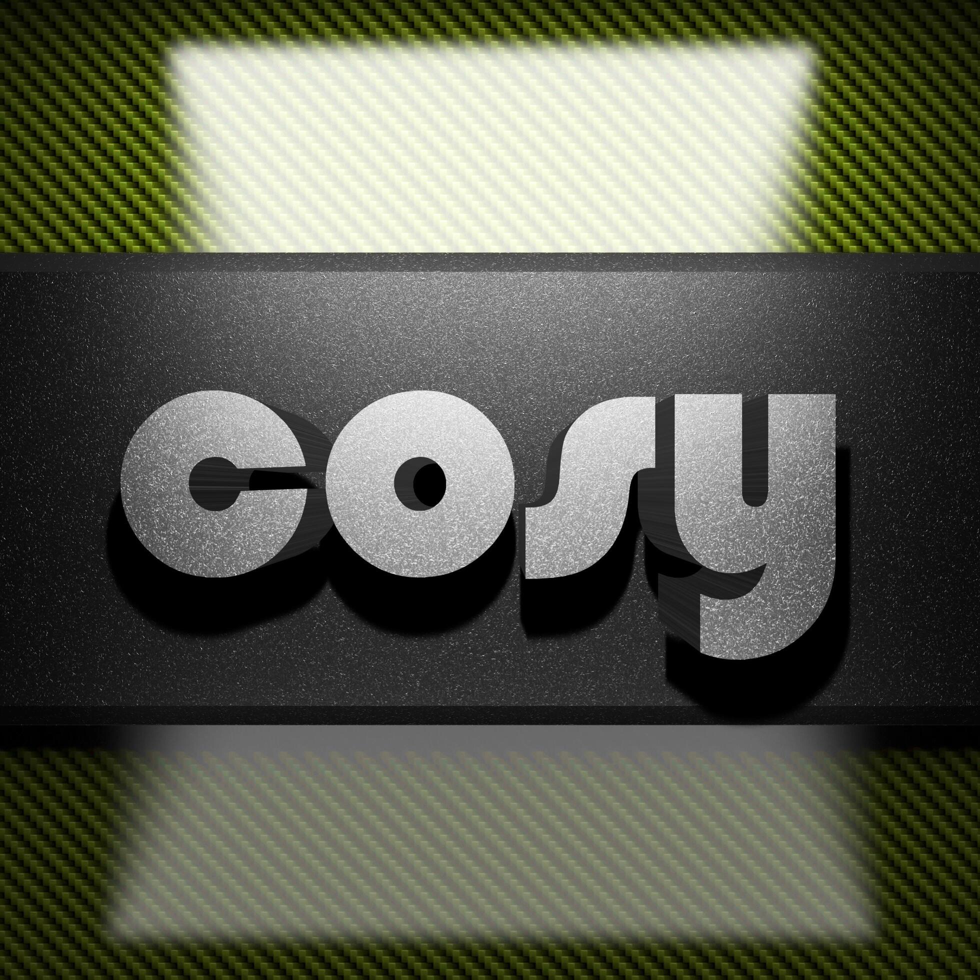 cosy word of iron on carbon 7394755 Stock Photo at Vecteezy