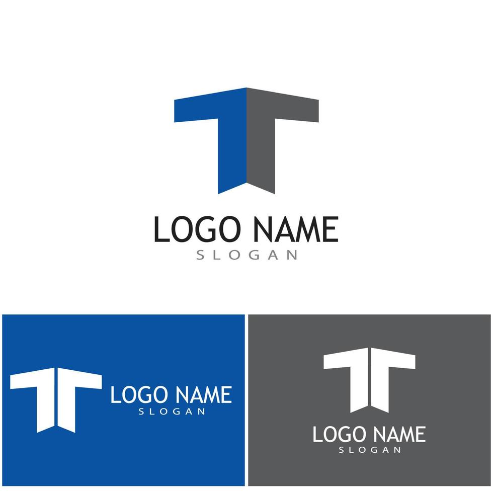 T  Logo Template vector symbol nature