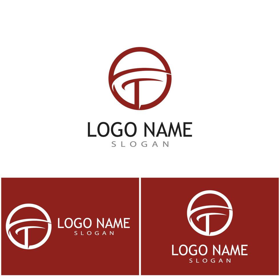 T  Logo Template vector symbol nature