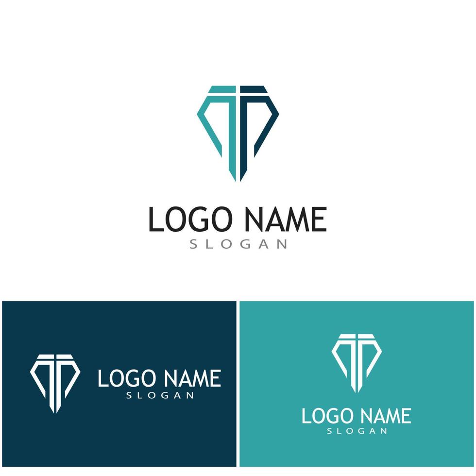 Diamond Logo Template vector icon illustration design