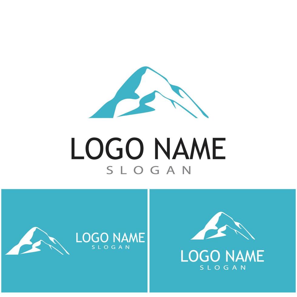 Mountain icon Logo Template Vector illustration design