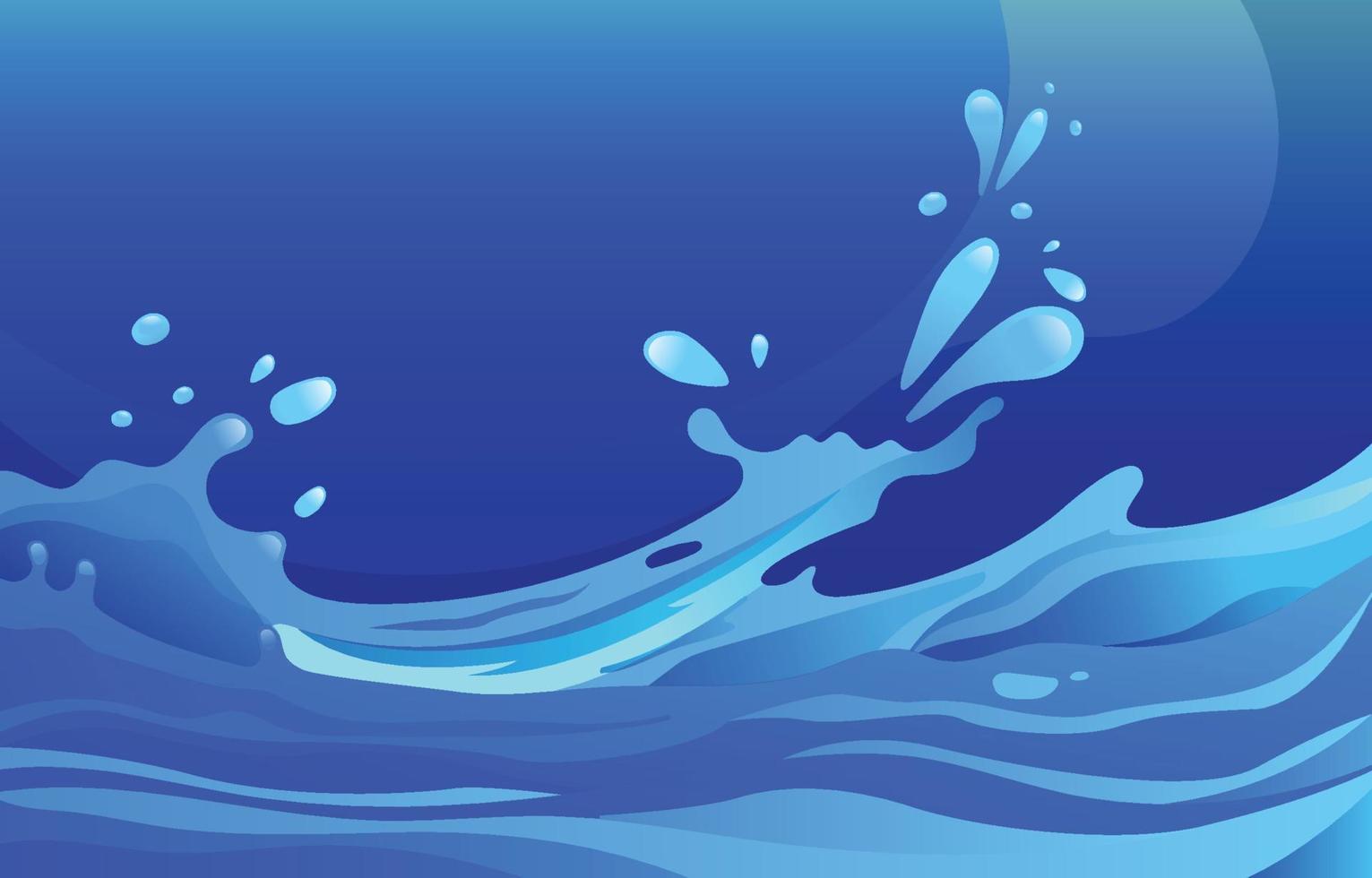 Water Splash Background vector