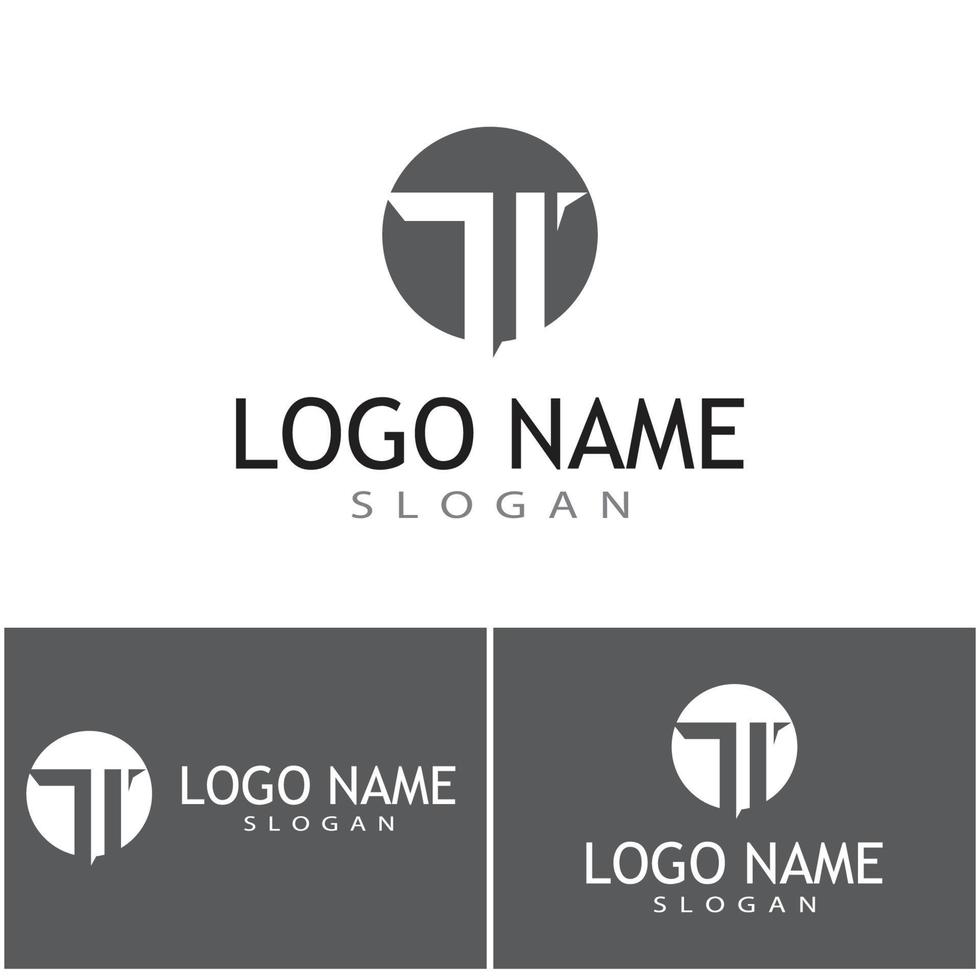 T  Logo Template vector symbol nature