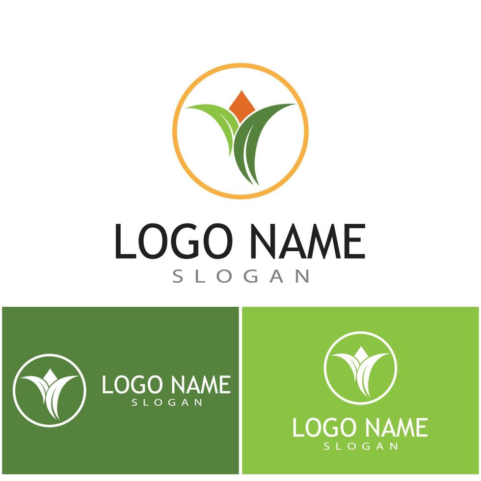 Leaf and Shutter Lens Aperture for Nature Photographer logo design inspiration vector