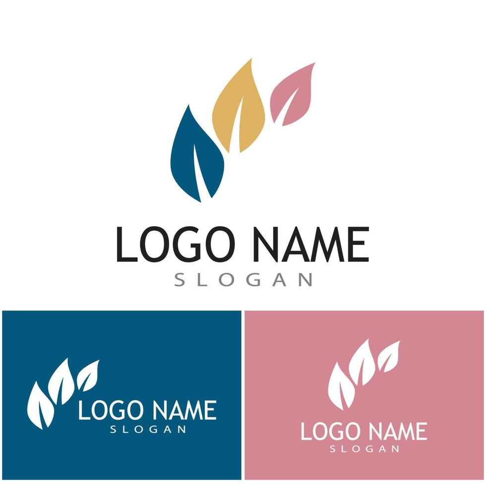 Leaf and Shutter Lens Aperture for Nature Photographer logo design inspiration vector