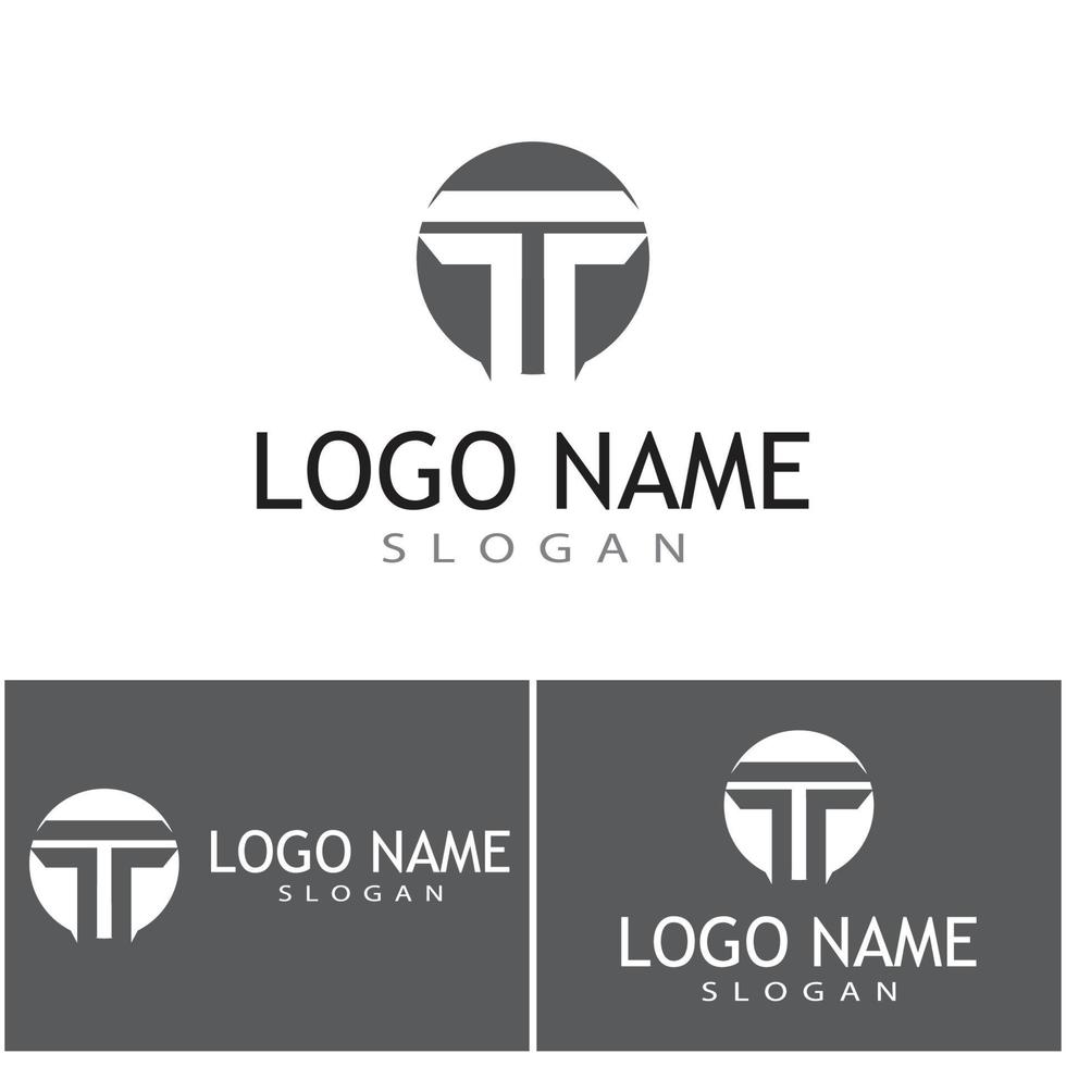 T  Logo Template vector symbol nature