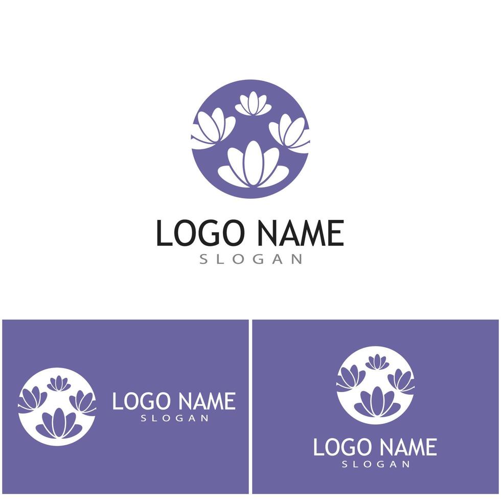 lavanda, logotipo, plantilla, vector, símbolo, naturaleza vector