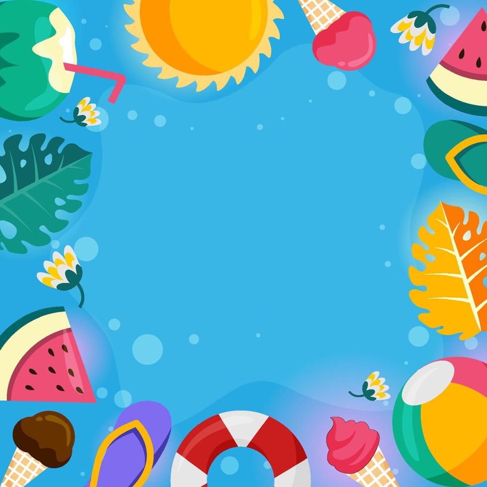 Happy Summer Background vector