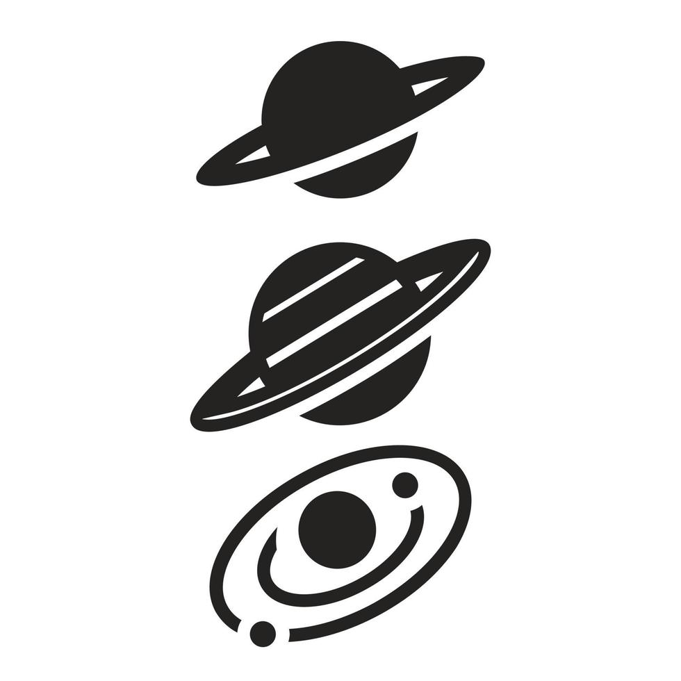 planet, space, galaxy icon illustration. vector
