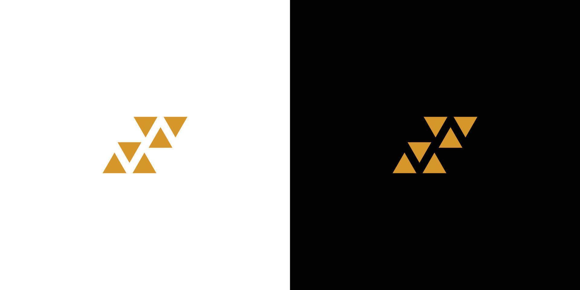Unique and modern letter MW initials logo design vector