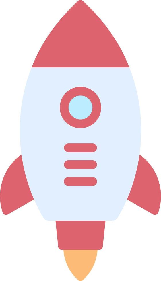 Ready to Launch Flat Color Icon vector