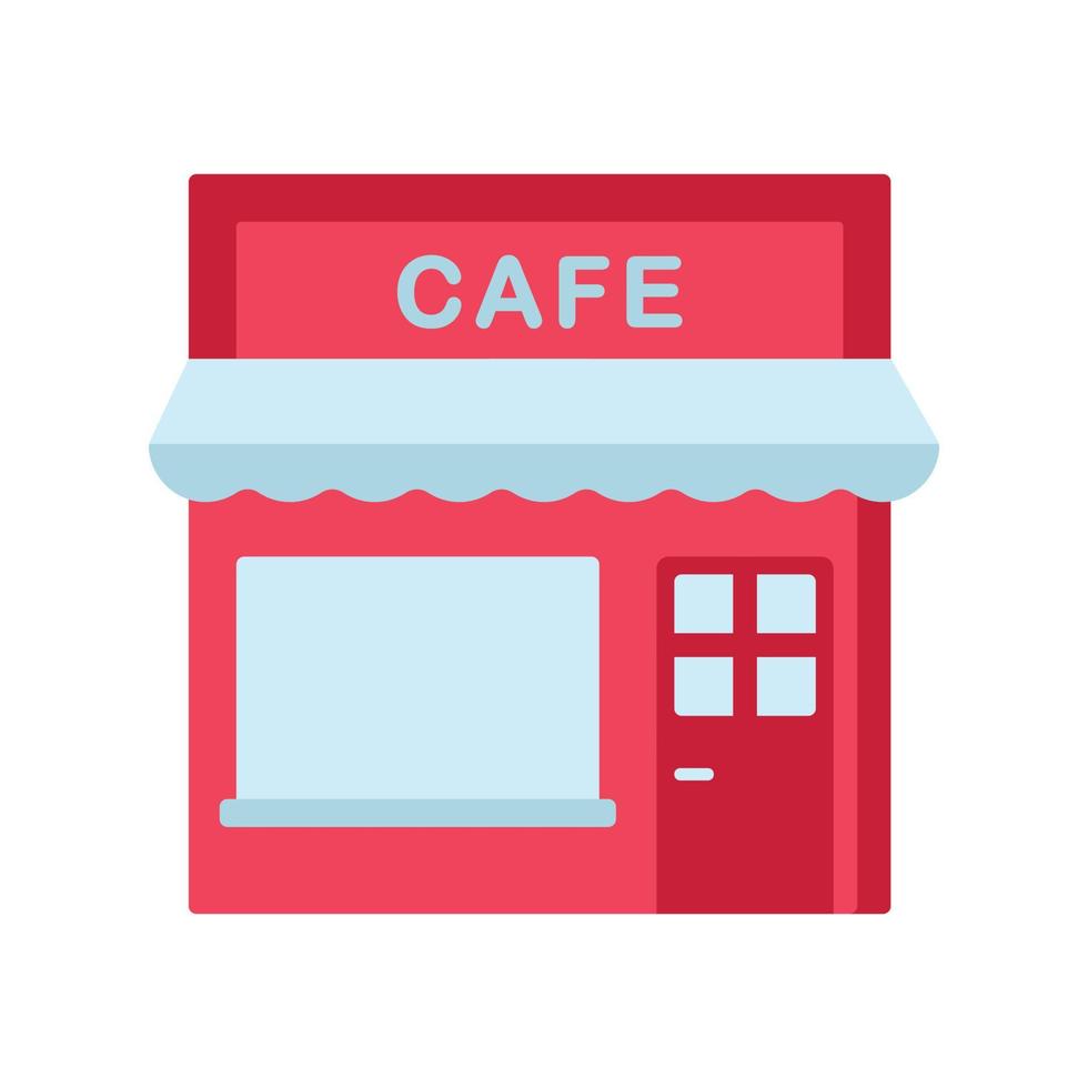 Cafe Flat Color Icon vector