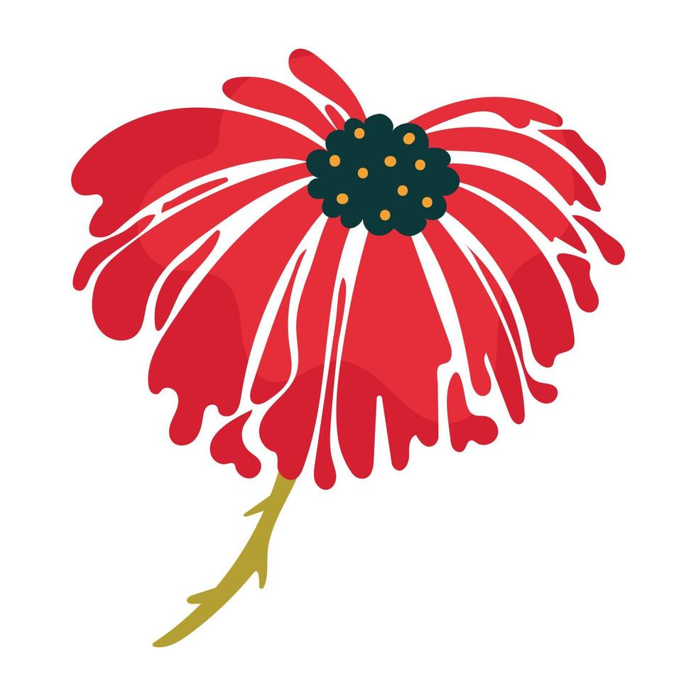 una descarga de icono de diseño floral vector