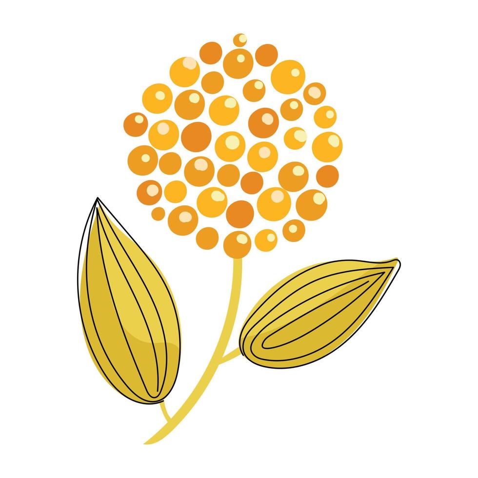 una descarga de icono de diseño floral vector