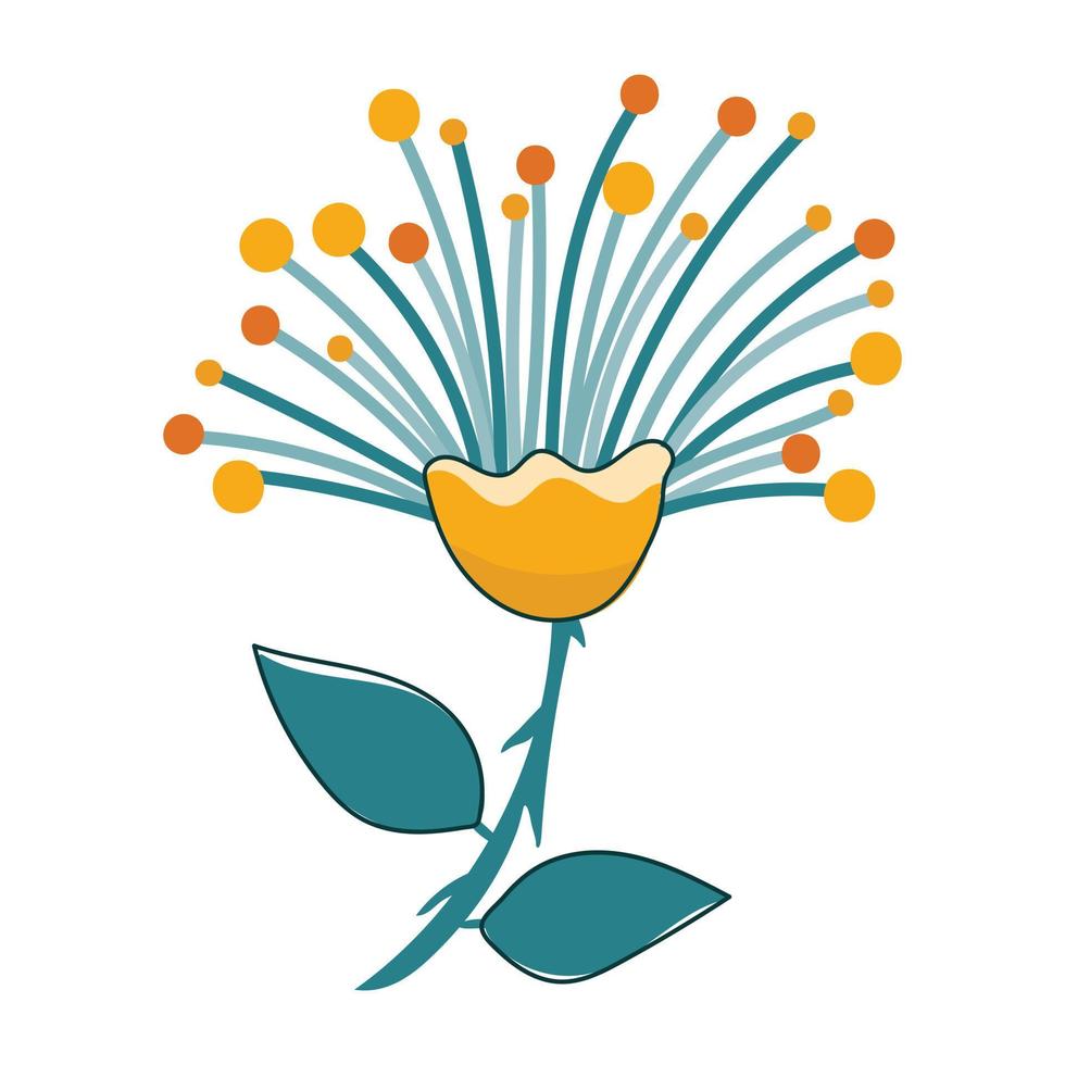 A floral design icon download vector