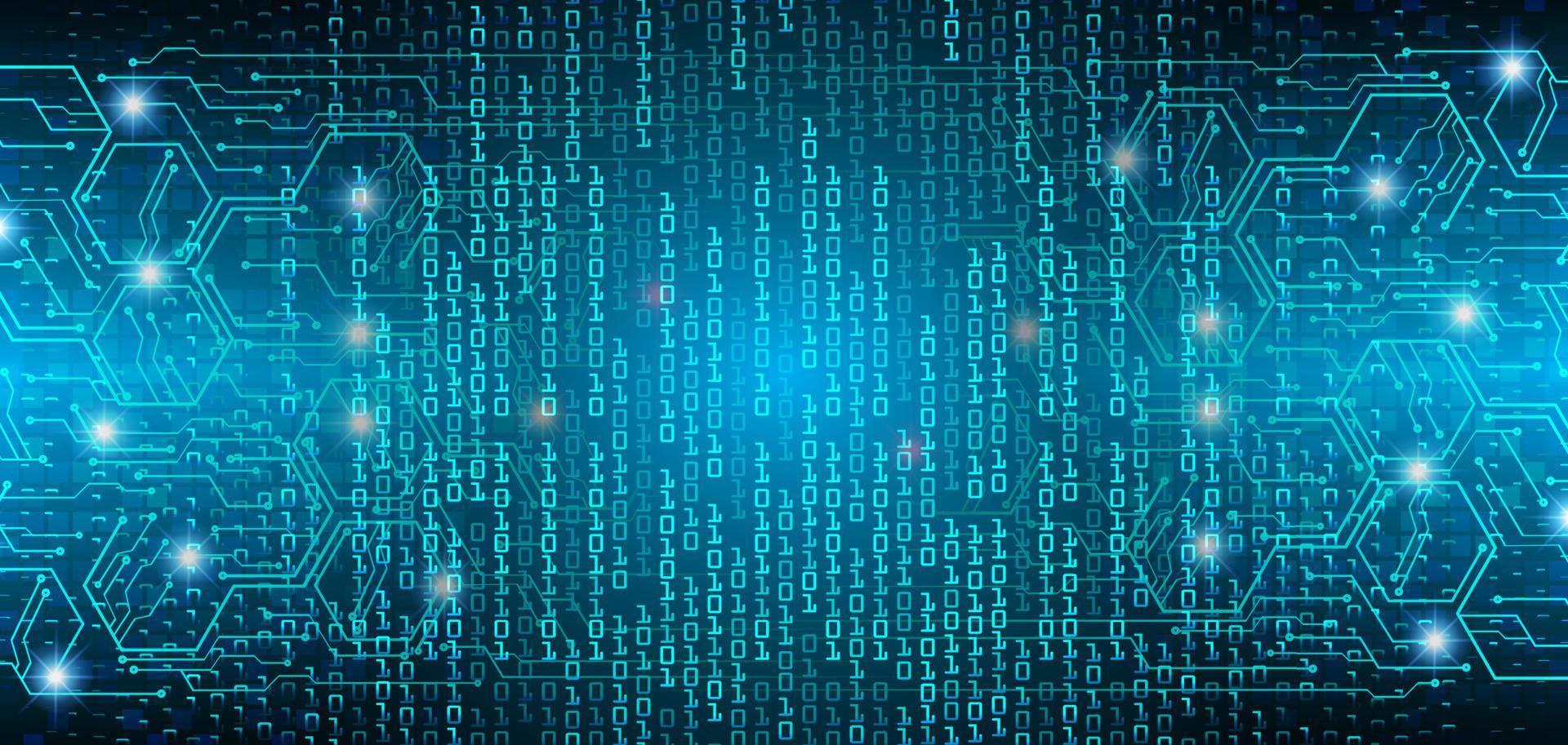 cyber circuit future technology concept background vector