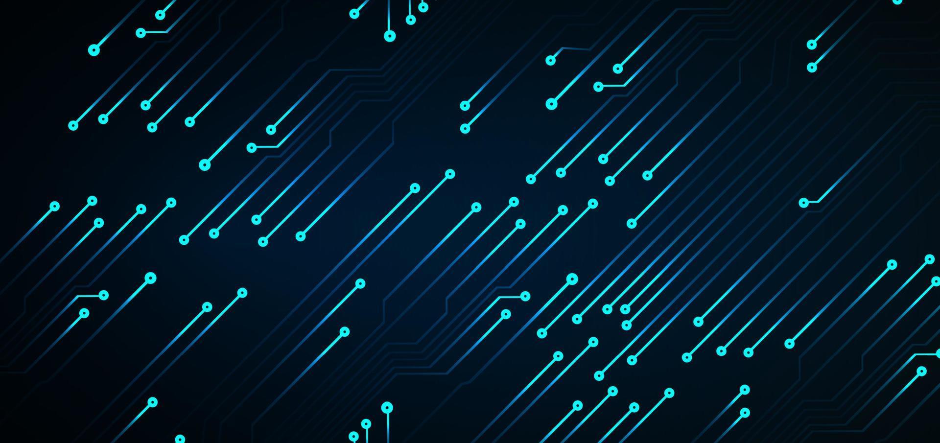 cyber circuit future technology concept background vector