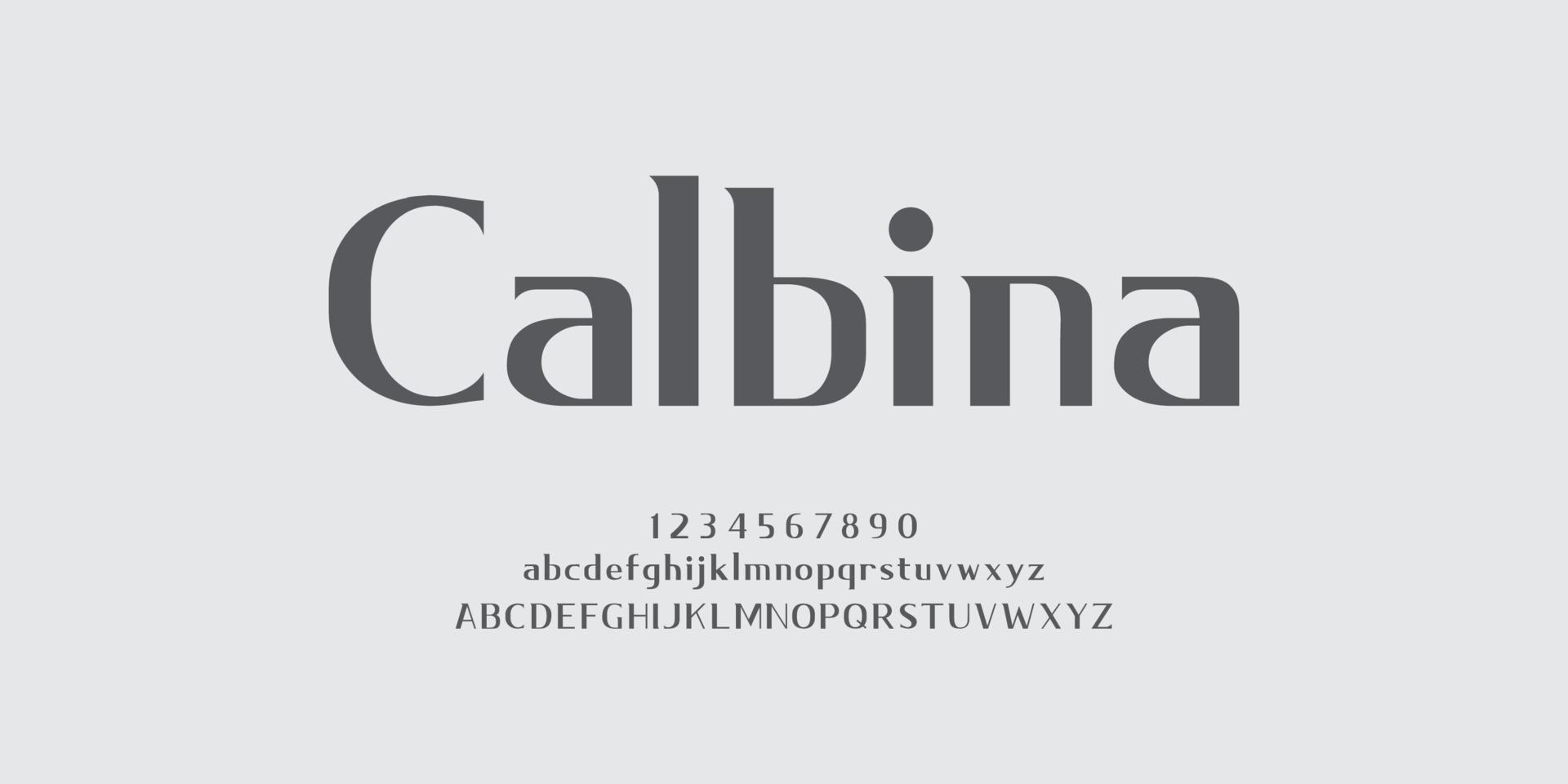 calbina es una fuente serif audaz, asertiva y auténtica. sea cual sea el tema, esta fuente será un activo maravilloso para su biblioteca de fuentes, ya que tiene el potencial de mejorar cualquier creación. vector