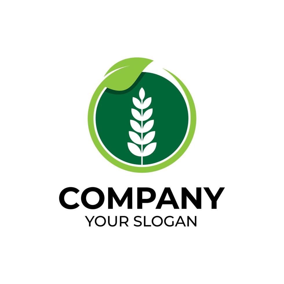 Agriculture logo design vector