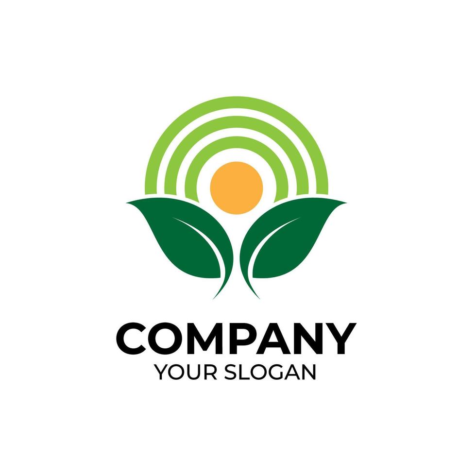 Agriculture logo design vector