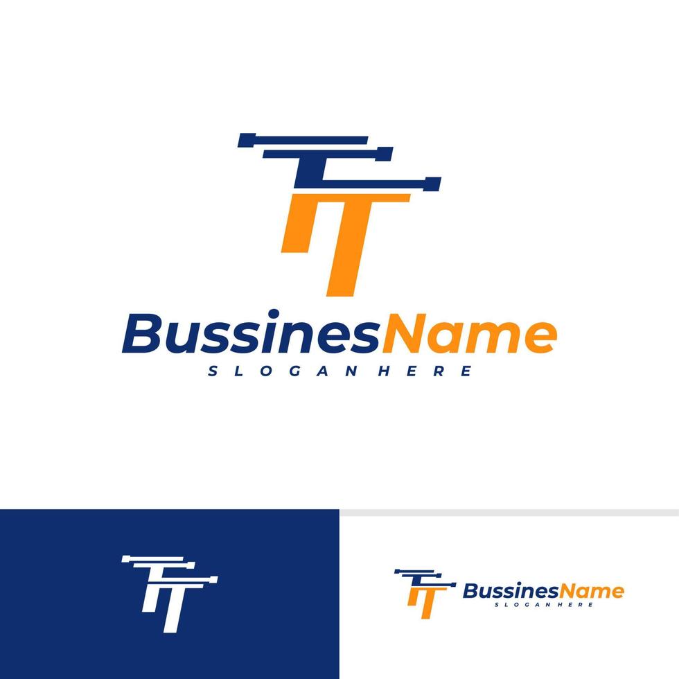 Initial T logo design vector template, Creative T logo design concepts