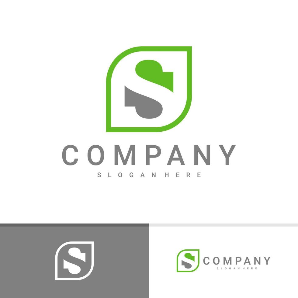 plantilla de vector de logotipo sn inicial, conceptos creativos de diseño de logotipo sn