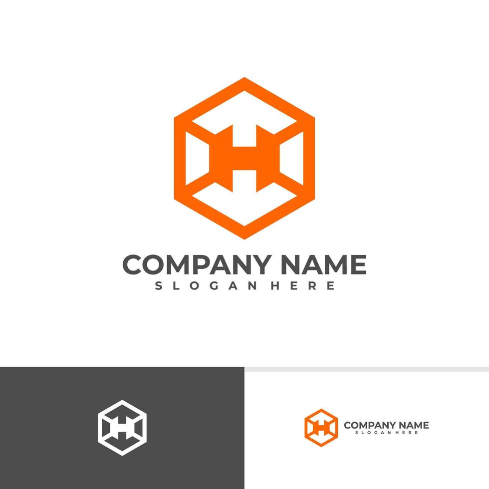 Initial T H logo design vector template, Creative T H logo design concepts