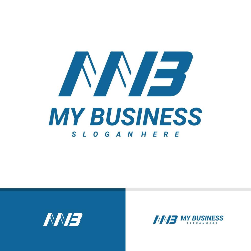 Initial M B logo vector template, Creative M B logo design concepts