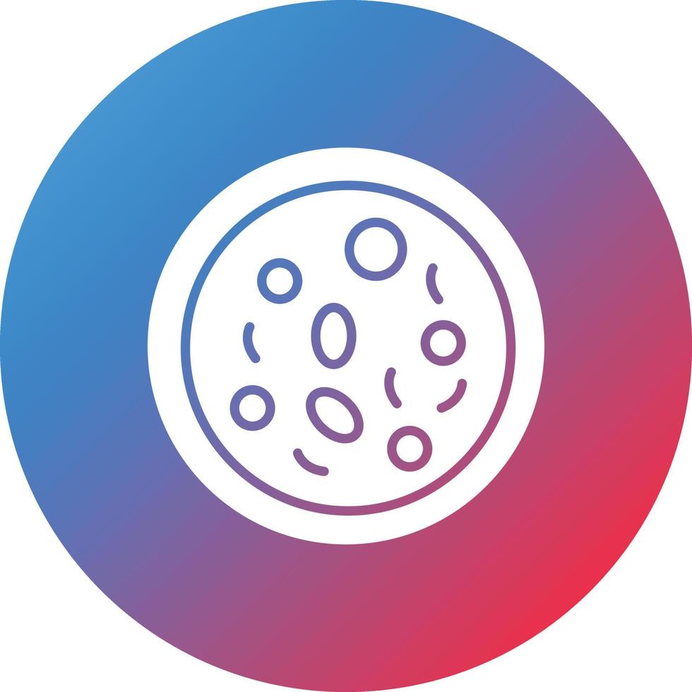 Cells Glyph Circle Gradient Background Icon vector