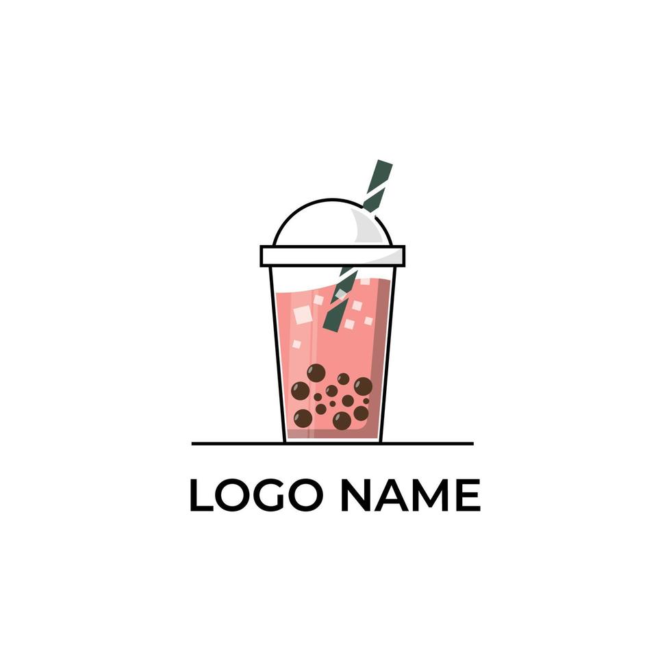 bubble tea logo vector icon graphic template design 7399258 Vector Art