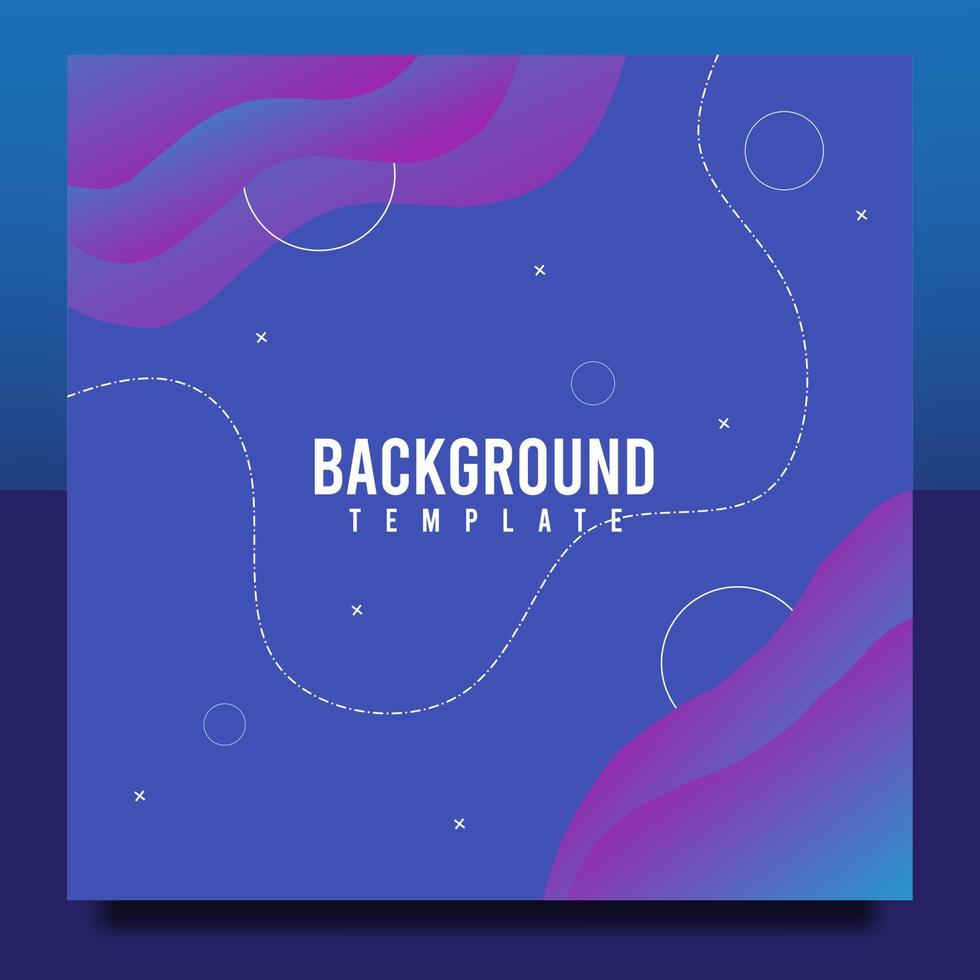 background design template, with blue and purple gradient design vector