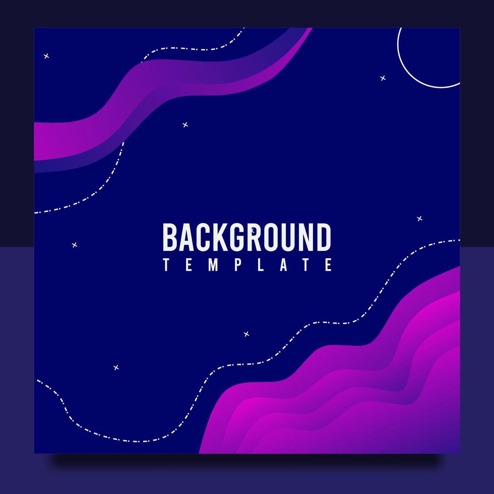 background design template, with colorful abstract wavy fluid design vector