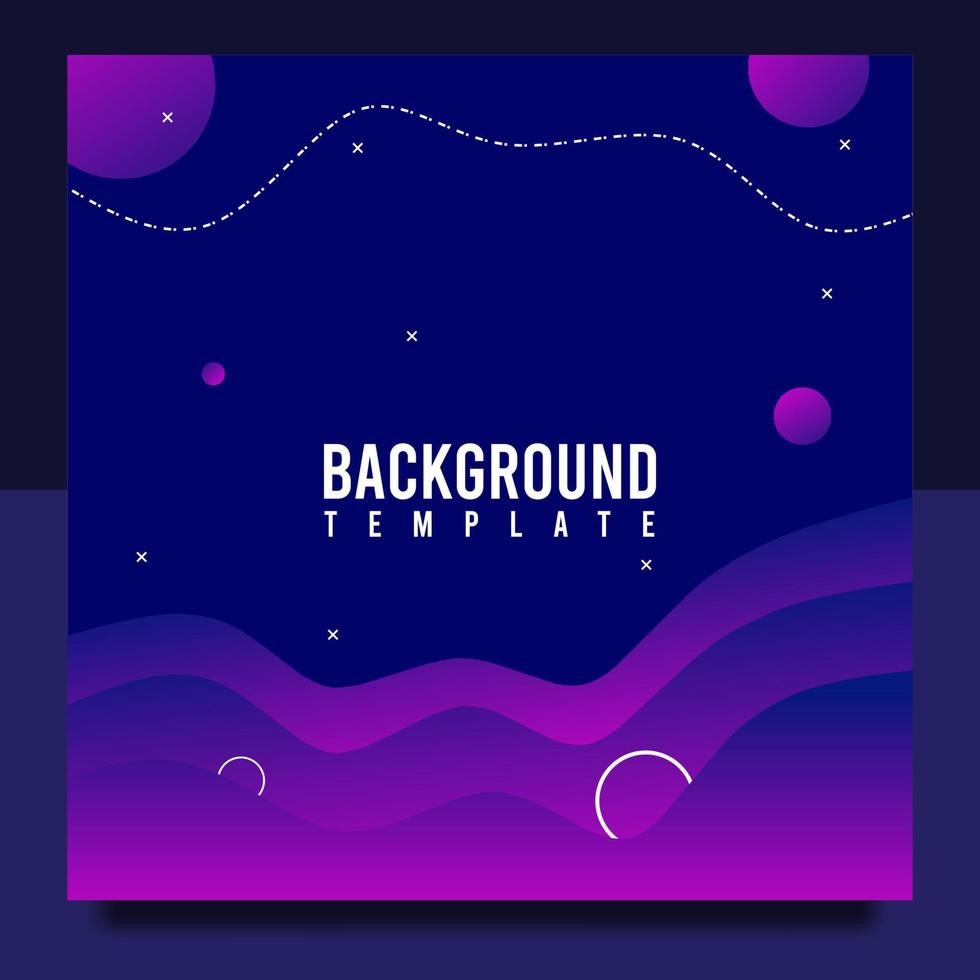 background design template, with colorful abstract wavy fluid design vector