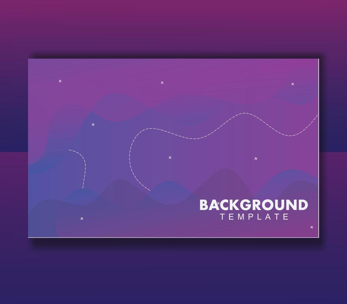 Purple abstract background design template vector