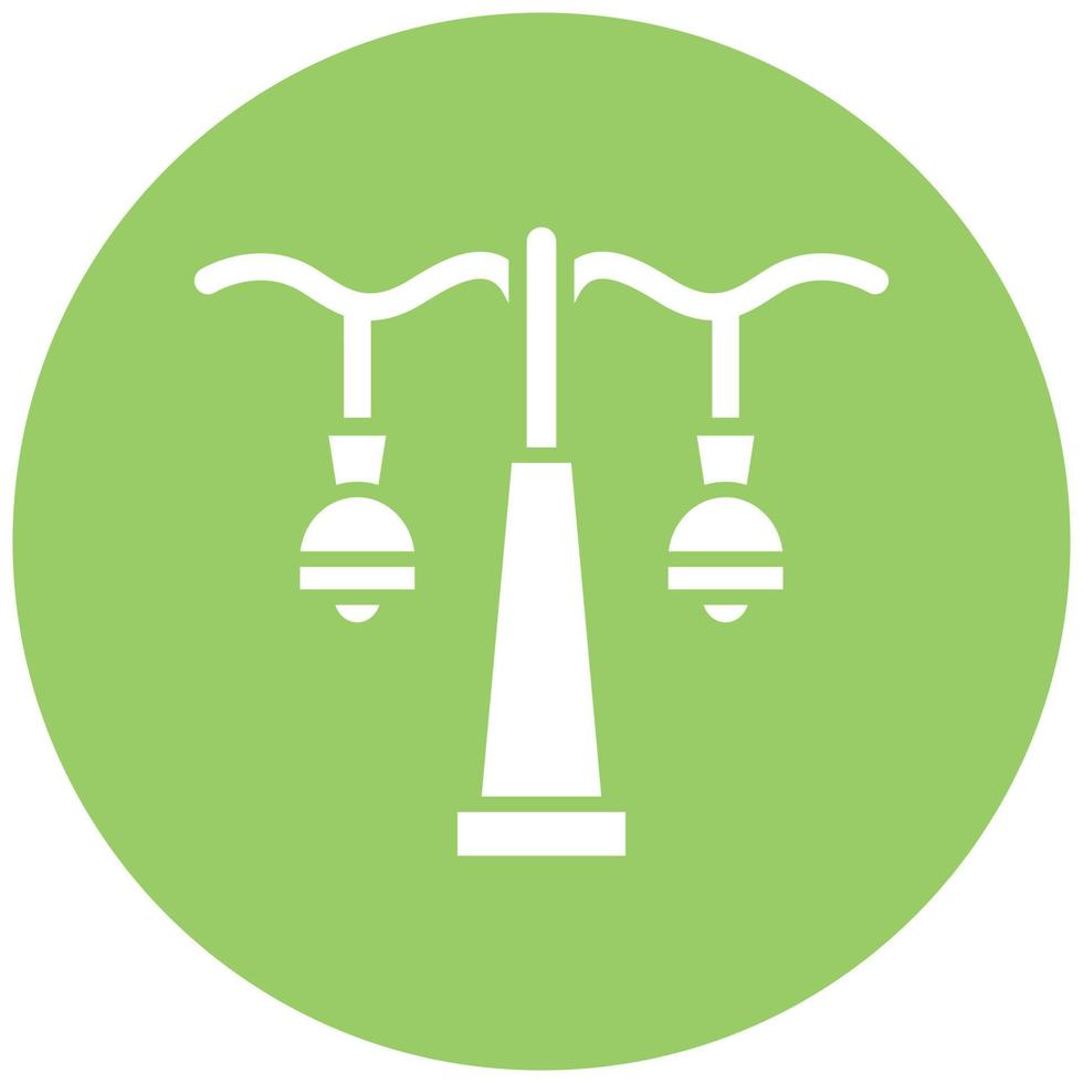 Street Lamp Icon Style vector
